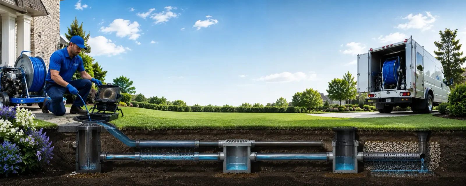 Outdoor drain cleaning information for Tiverton, RI