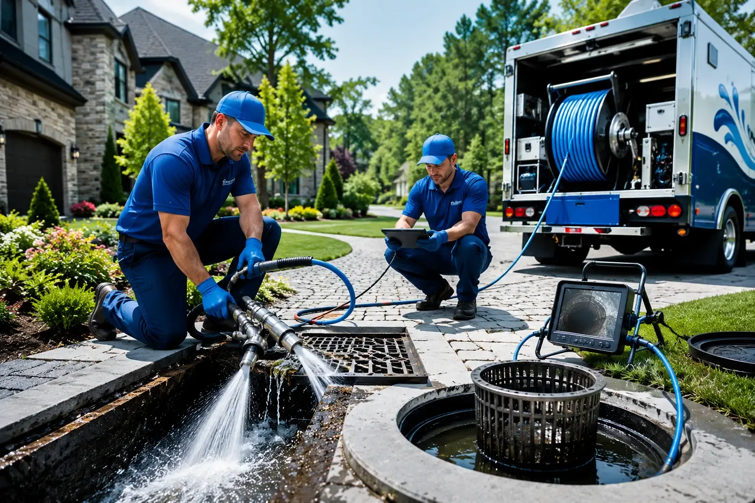 Local outdoor drain cleaning professionals in Tiverton, RI